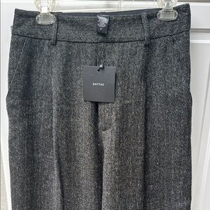 Smythe pleated tweet trousers